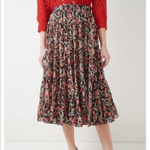 Isabe Marant Etoile Elfa Cotton Voile Skirt